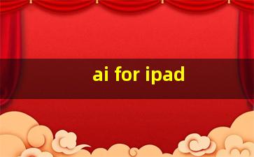 ai for ipad